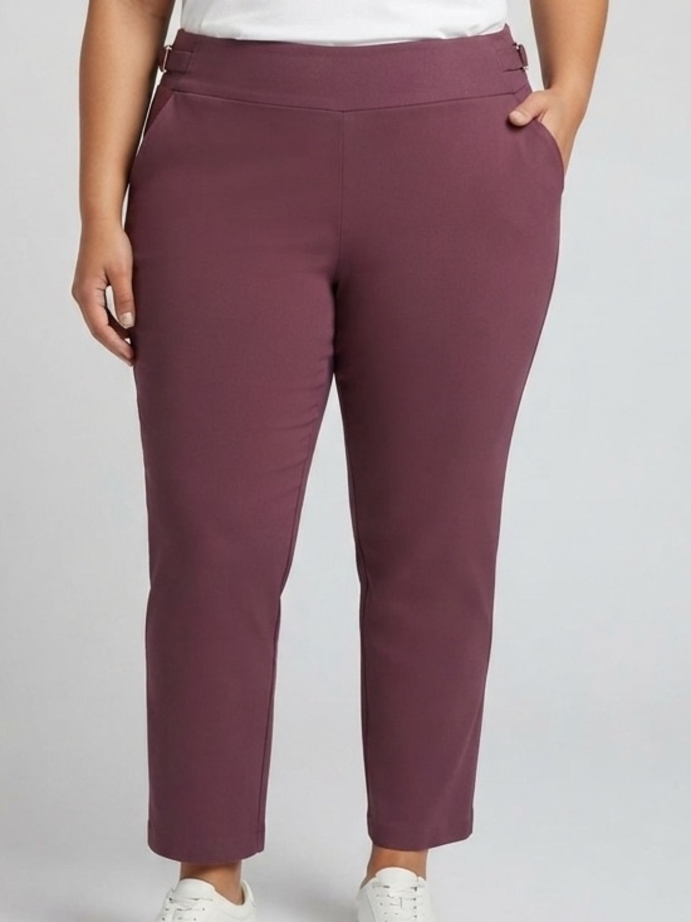Maurices Women's Ponte Pants - Mauve Size 22W